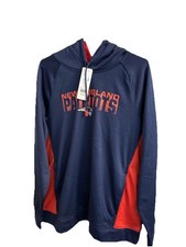 Men  s New England Patriots  NFL Team Apparel Hoodie Sweatshirt Navy, XL NWT