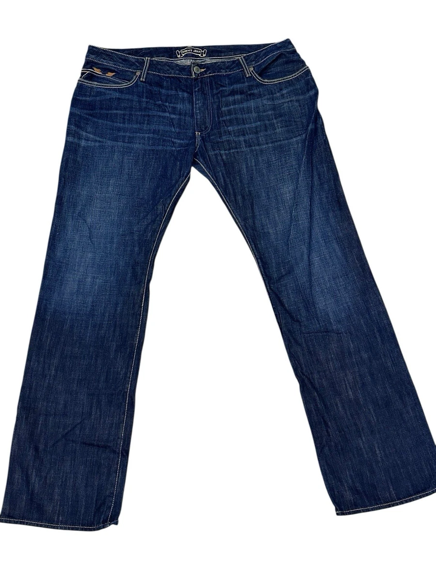 Jeans Homme Robin's Designer - Taille 40, Longueur 35", Coupe Droite, Fermeture éclair Sur Poches, Très Bon état