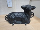 Vintage Griswold Cast Iron Easter Lamb Cake Mold No 866 2 Pieces Rustic Cottage