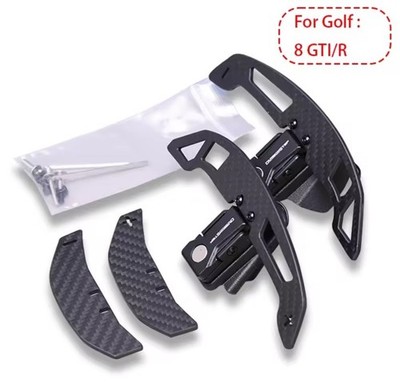 VW Golf 8 GTI R Carbon Schaltwippen Rot Tuning Volkswagen Shift Paddle Car Parts