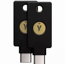Yubico - YubiKey 5C NFC - Two-Factor authentication 2FA Security Key, Conne...