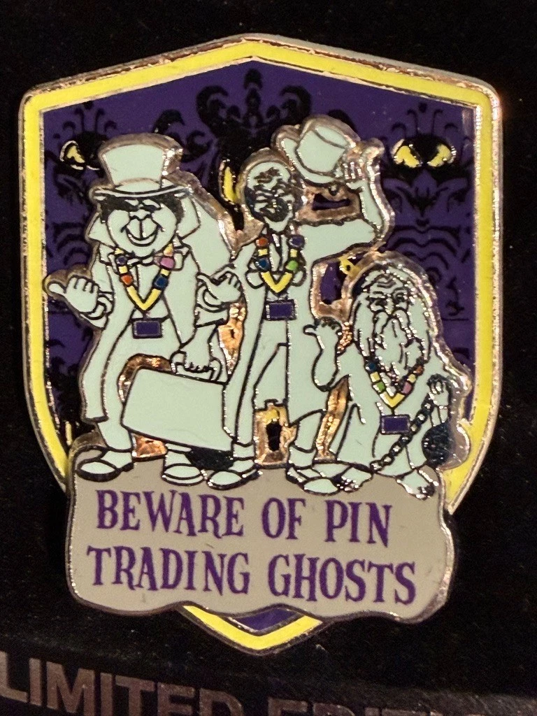 Disney Pin LE 500 Haunted Mansion Hitchhiking Ghosts Pin Trading 2012
