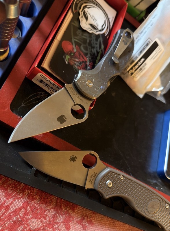 Spyderco Para 3 Xplague & CPM 15v BBB & Maxamet: RGT All OEM & Maxamet