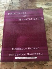 Principles of Biostatistics by Pagano, Marcello
