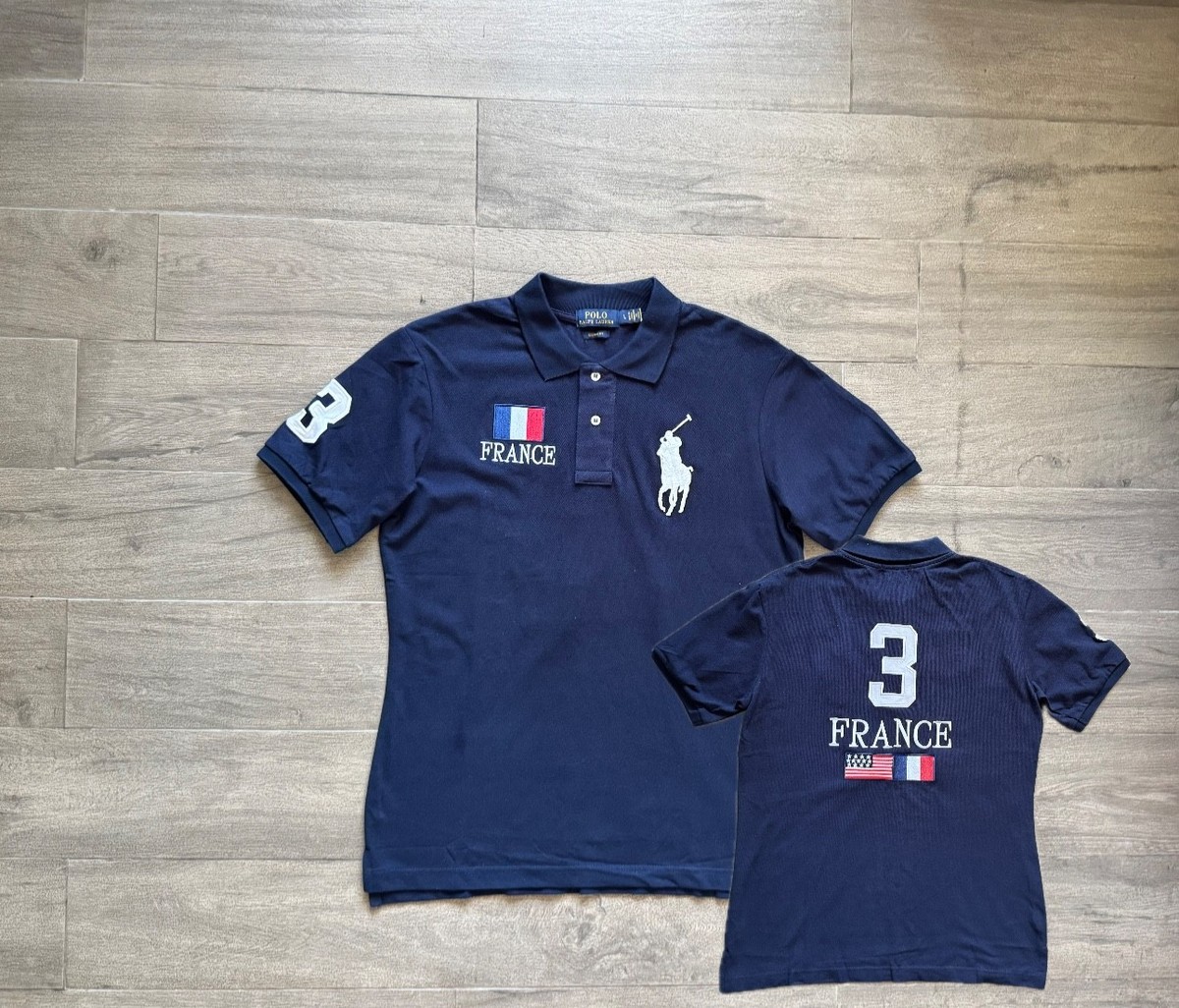 slim fit POLO RALPH LAUREN ビックポニー　チーフキーフ Polo Ralph Lauren France #3 Polo Shirt Chief Keef Big Pony | eBay