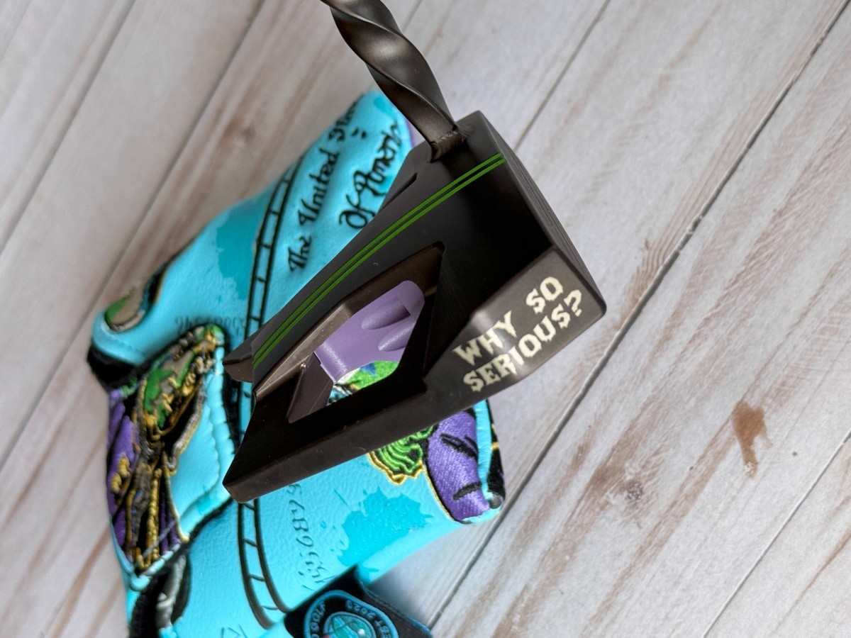 Putter Scotty Cameron Phantom 9.5 Noir & Rouge - 35 Pouces, Droitier, Housse Dragon Incluse