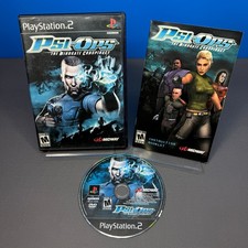 PS2 PLAYSTATION 2 PSI-OPS PSI OPS MINDGATE CONSPIRACY GAME COMPLETE CIB REG CARD