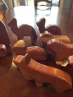 16 Piece Hand Carved Wooden Nativity Set Figures Wood 4” Unique Roanoke VA — photo 6