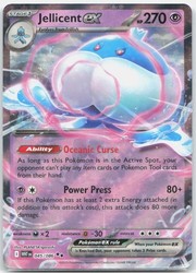 Jellicent ex 045/086 White Flare Double Rare Holo