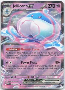Jellicent ex 045/086 White Flare Double Rare Holo