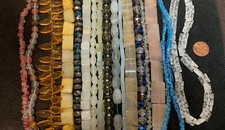 Lot of 17 strands mix gems bead/15.5" x 17(n107)