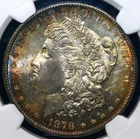 1878-S $1 Morgan Silver Dollar - NGC MS64 ☆☆☆Beautiful Toning!!☆☆☆