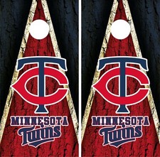 Minnesota Twins Cornhole Board Vinyl Wrap - Decal Sticker VZ492