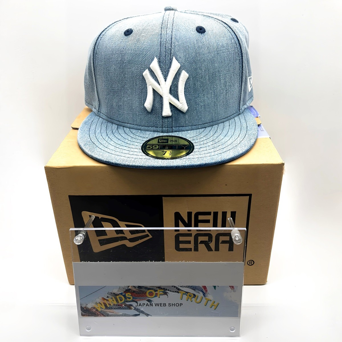 NEW ERA 59 FIFTY Cap New York Yankees Washed Denim x White NEW ERA 59 FIFTY Cap New York Yankees Washed Denim x White