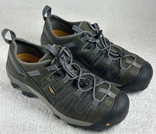 NWOB KEEN Utility ASTM F2413-18 Men’s Dark Gray Steel Toe Work Shoe Lace-up 13EE - Picture 3 of 19