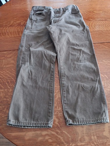 Dickies Hose Größe 34x30 braun Canvas gerades Bein Carpenter Utility 100% Baumwolle - Bild 19 von 21