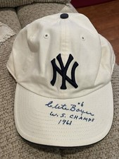 vintage new era Yankees Clete Boyer autograph 1961 World Series. No COA