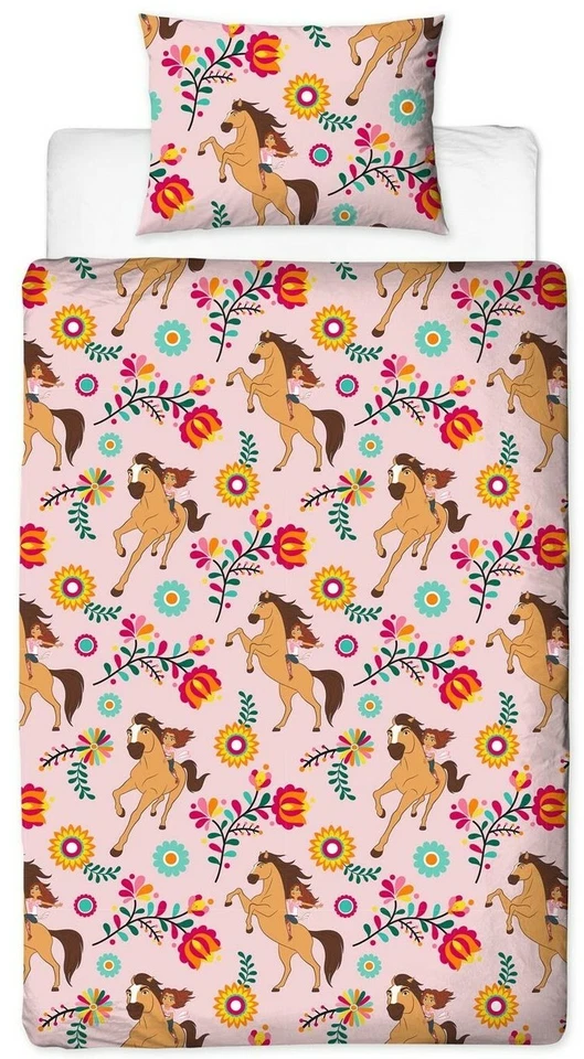 Disney Spirit Untamed Single Duvet Cover Set de Ropa de Cama Reversible Foto 2 de 2