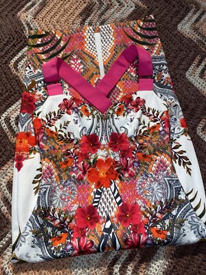 TED BAKER Kloeey in Samba Floral Strappy Pencil Sheath Dress Sz 1/ US 4  NWOT | eBay