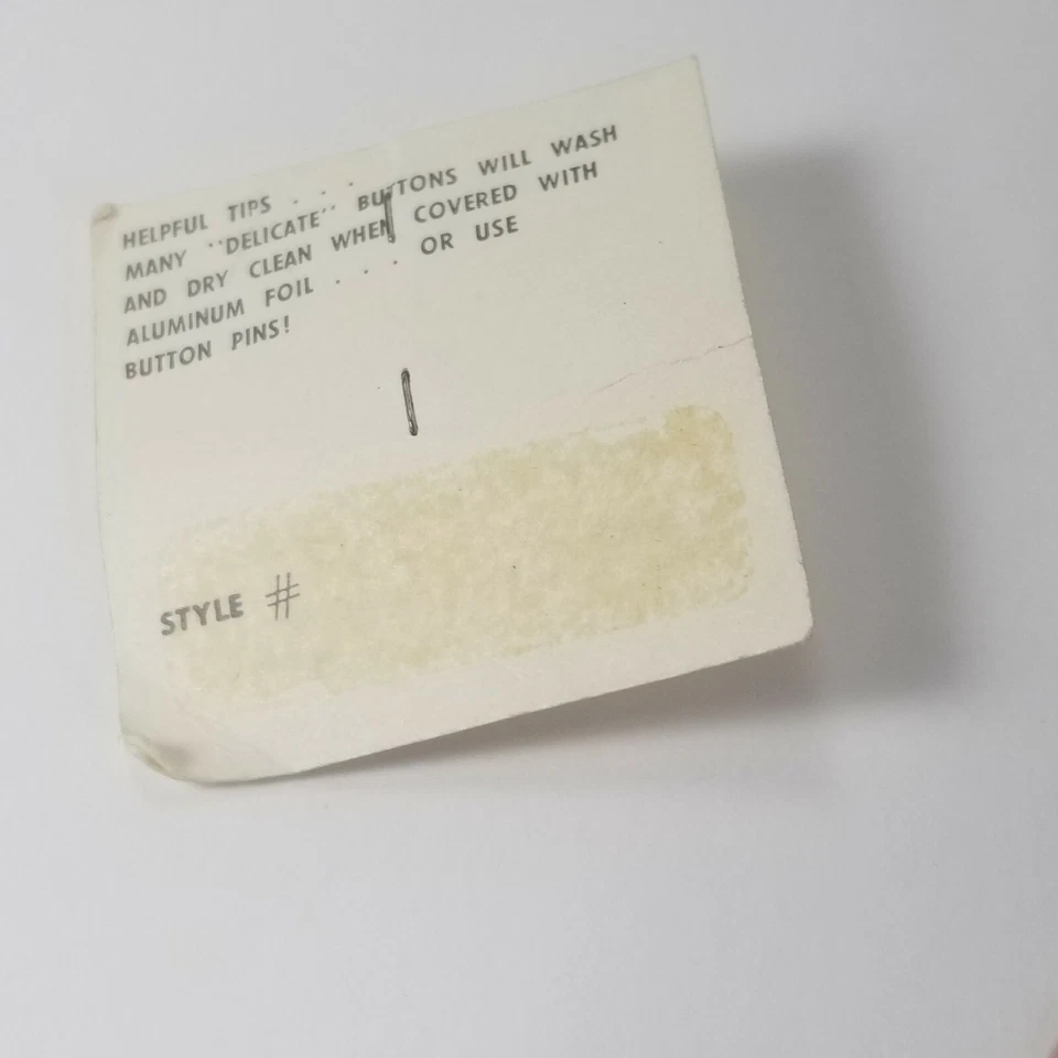 Vtg JHB International Ball Shape Sphere White Novelty BUTTONS 3/8" - Image 2 of 4