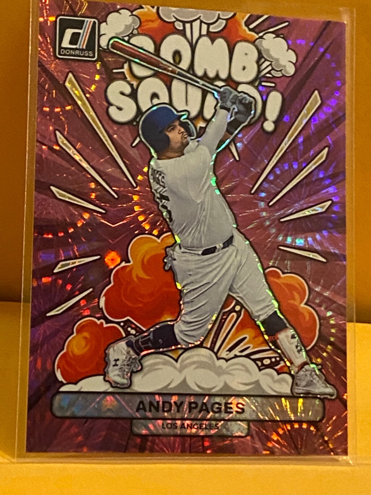 2023 Panini Donruss Bomb Squad Andy Pages  #BS6 Pink Fireworks & Rapture Nice