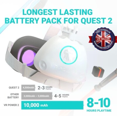 Rebuff Reality VR Power VR Headsets Battery Pack Compatible