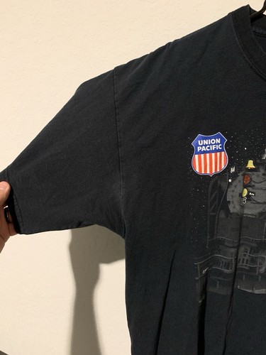 CAMISETA VINTAGE UNION PACIFIC Challenger Engine 844 DAYLIGHT SALES XL Ferrocarril - Imagen 2 de 5