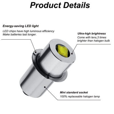 4) 18 v VOLT Flashlight Replacement Xenon Bulb Replace For MILWAUKEE  49-81-0030 | eBay