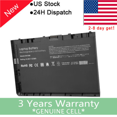 Fancy Battery BT04XL BTO4XL, Fit For HP EliteBook Folio 9470m Laptop