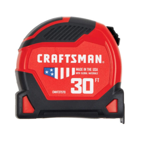 Craftsman 30' Foot Tape Measure CMHT37570 14' Max Reach - Picture 3 of 3