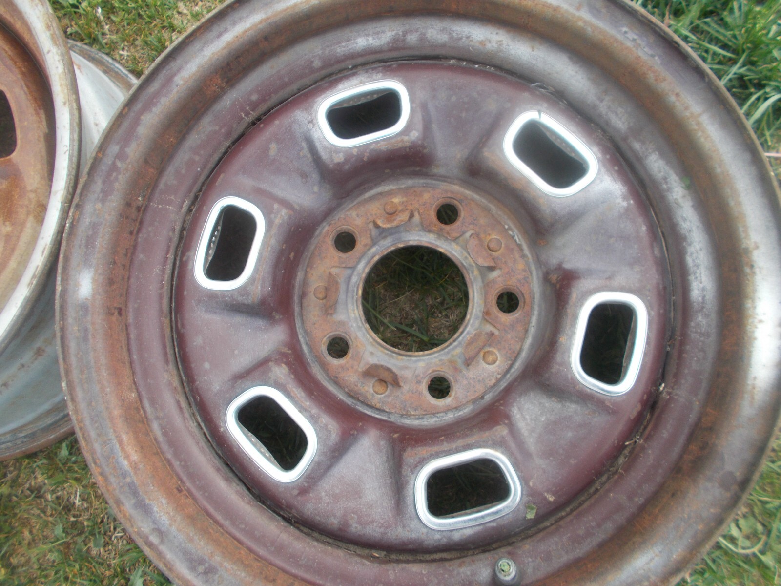CHEVY CHEVROLET 6 HOLE WHEEL RIM GM CHEVY SPORT RALLY 4.75 X 14 X 6 JJ ...