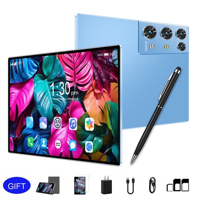 2024 10 in Tablet Android 14 Tablets 16GB RAM 256GB ROM Octa-Core Dual Cameras
