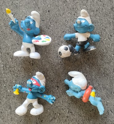 Figurines Schtroumpfs Schleich - Différents Personnages - Occasion (traces Peinture)