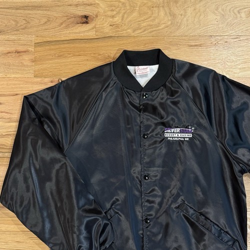 Vintage Silver Star Resort & Casio Satin Jacket Men’s Size Large Philadelphia MS - Picture 7 of 7