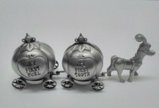 Lillian Rose Keepsake Pewter First Curl Tooth Horse Drawn Pumpkin Carriage BNIB 