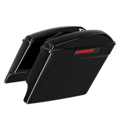 5'' Stretched Extended Hard Saddlebags Fit For Harley Touring Road Glide 14-24