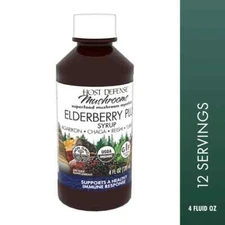 Host Defense Elderberry Plus Syrup Fungi Perfecti 4oz. READ!