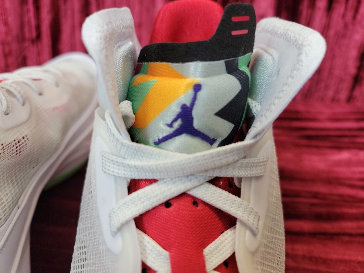 NEW Nike Air Jordan XXXVII 37 White Red Hare Basketball 