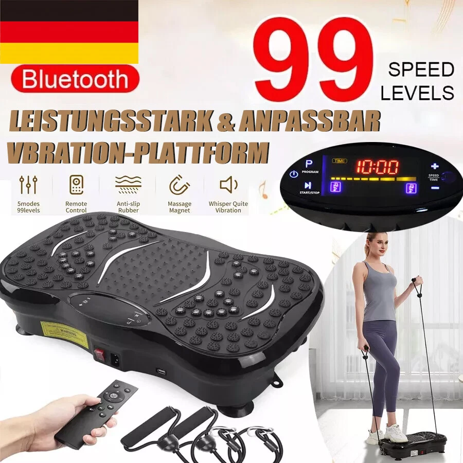 MARKENLOS 3D Vibro Shaper Vibrationsplatte Vibrationsgerät Fitness vibrationstrainer