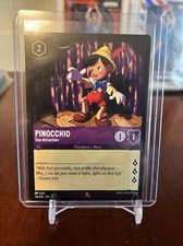 Pinocchio Star Attraction 56/204 Lorcana Rise of the Floodborn Rare NM