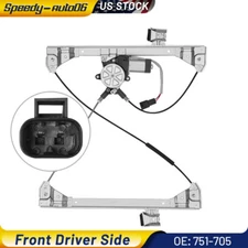 Front Driver Left Side For 2003-2009 Hummer H2 Power Window Regulator with Motor