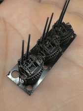 HEAVY HOBBY 1/350 IJN 120MM DOUBLE MOUNTS AA GUN 3D Printed