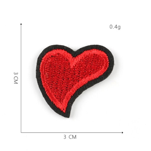 Heart DIY Embroidered Sew Iron On Badge Patches Clothing Fabric Applique Crafts - Picture 27 of 30