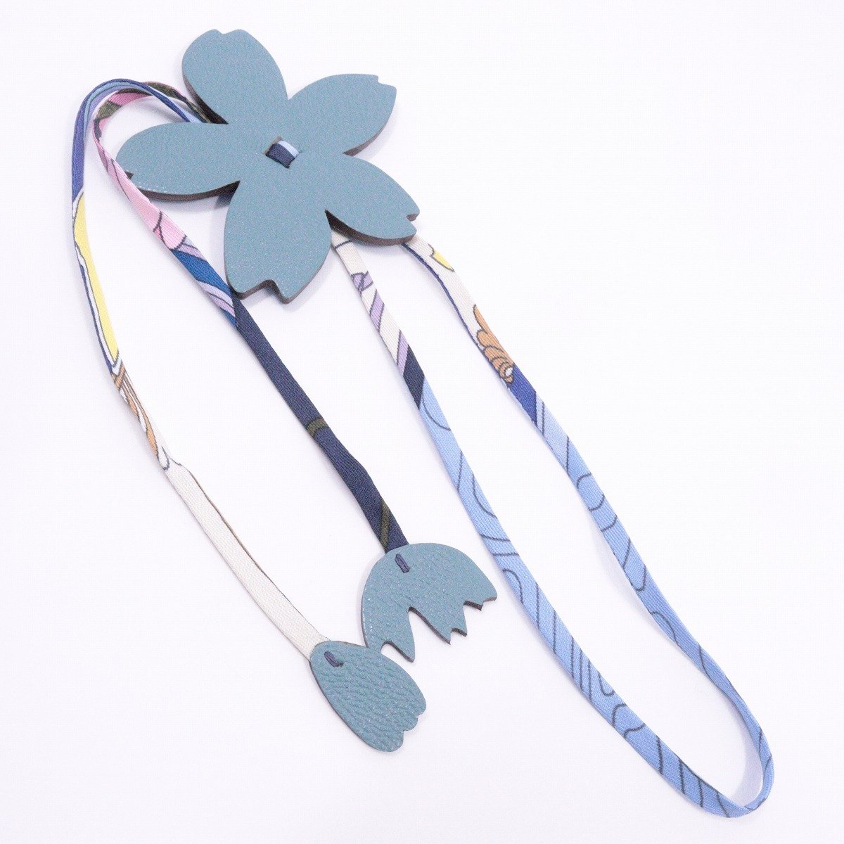 Hermes Petit Ache Charm Cherry Blossom Blue | eBay