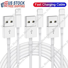 USB Power Adapter Fast Charger Cable Cord For iPhone 14 13 12 11 XS X XR 8 7 6