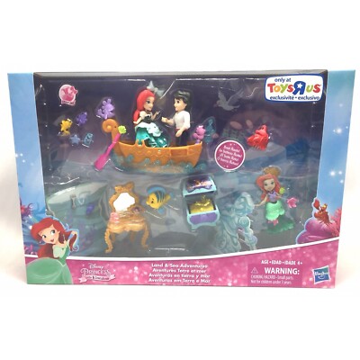 New Disney Princess Little Kingdom Land Sea Adventures Ariel Prince Eric  Doll