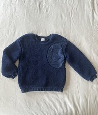 NWOT Hanna Andersson Unisex Size 120cm US 6-7 Pullover Sherpa Fleece Sweatshirt