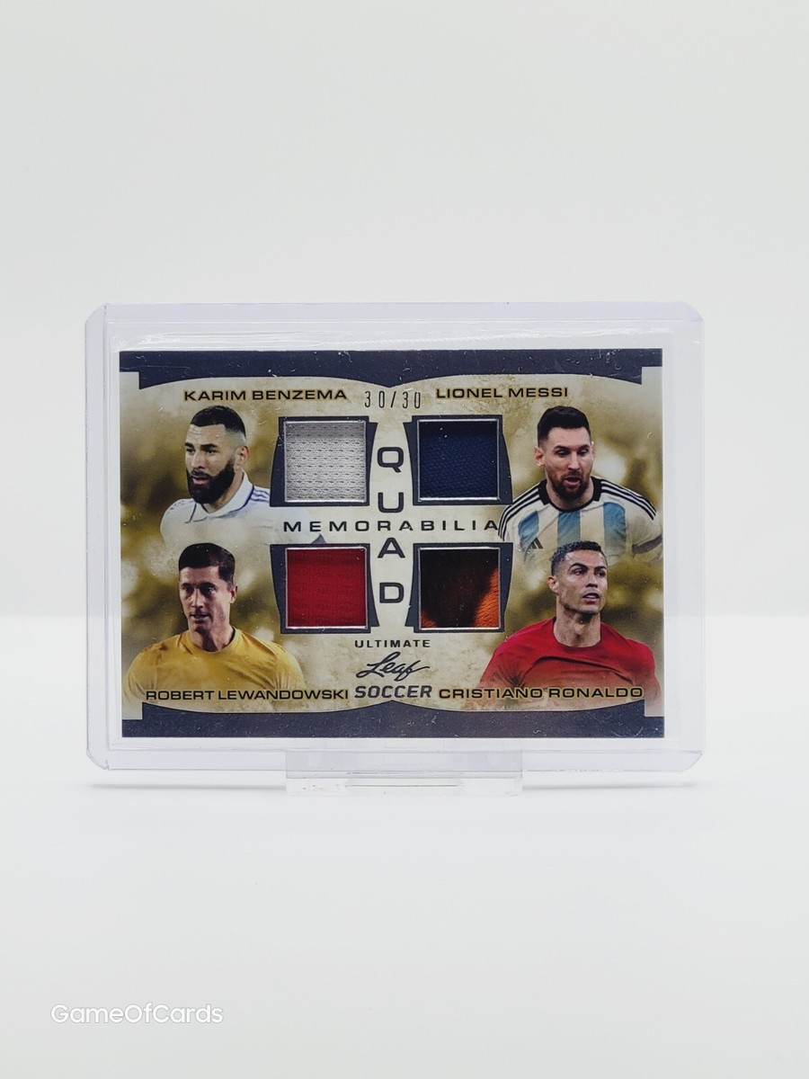 2022-23 Leaf Ultimate LIONEL MESSI, CRISTIANO RONALDO4
