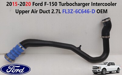 2015-2020 Ford F150 Turbocharger Intercooler Upper Air Duct 2.7L FL3Z-6C646-D