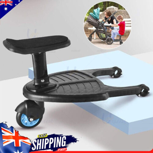 Stroller Step Board Toddler Buggy Wheel Pushchair Skateboard Connector for 2 Kid - Picture 1 of 12